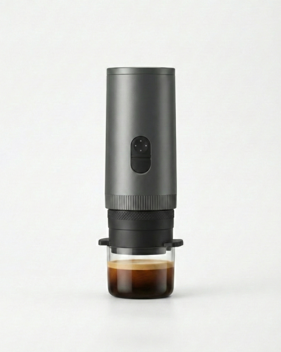 Mile One Espresso: Self-Heating Portable Espresso Maker - Ash